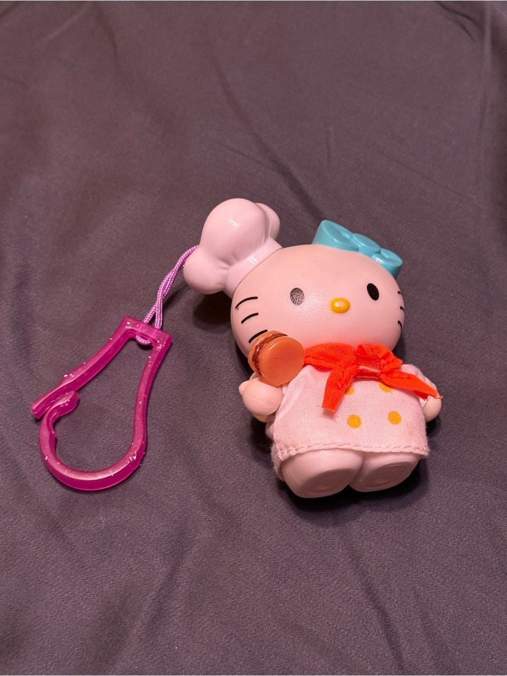 Vintage 2000 McDonaldβs Hello Kitty Chef Keychain Sanrio